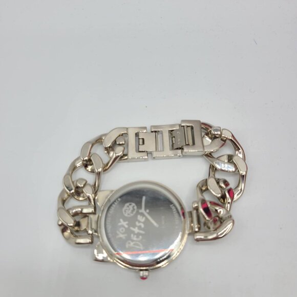 Betsey Johnson Cat Bracelet Watch Crystal Bezel NEW!  ! Working!  New Battery! - Picture 8 of 9